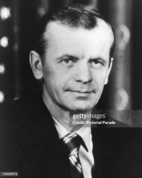 Newly-appointed U.S. Secretary of Agriculture in the administration of Jimmy Carter, Robert Bergland, 16th December 1976