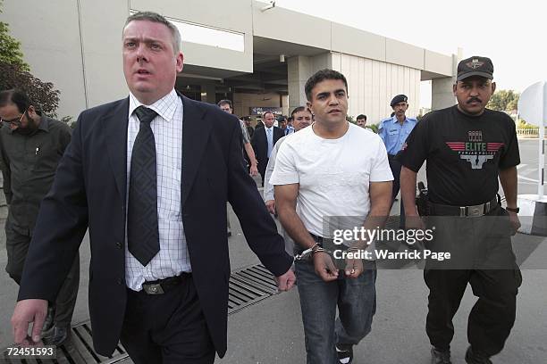 Convicted killer Imran Shahid is taken into custody by Scottish police at Islamabad International Airport and extradited to Glasgow, Scotland, on...