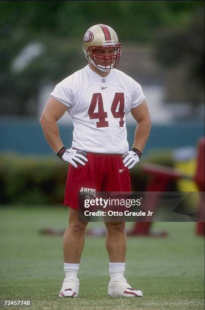 Marc Edwards of the San Francisco 49ers in action during the 49ers Mini-Camp at the 49ers Headquarters in Santa Clara, California. Mandatory Credit:...