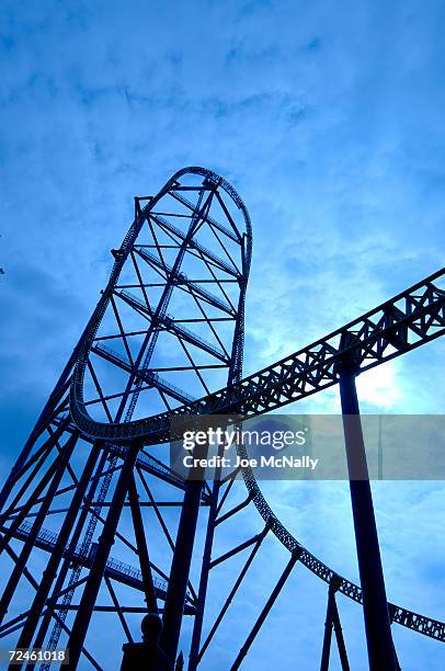 The world's tallest and fastest roller coaster, Kingda Ka, still awaits its first paying customers, May 8, 2005 at Six Flags Great Adventure in...