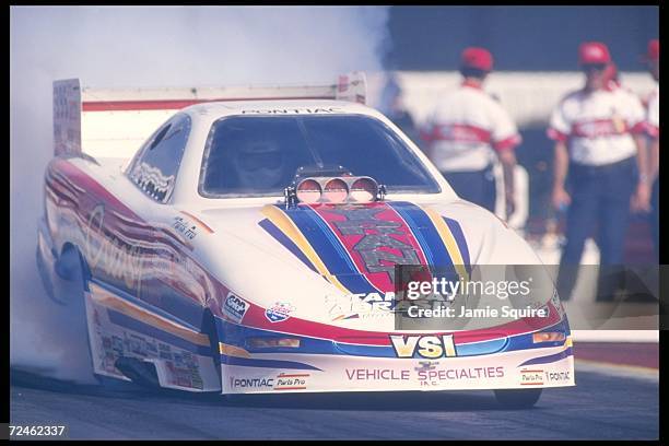 Gary Bolger during the NHRA Winternationals held at Pomona Dragway in California. Mandatory Credit: Jamie Squire /Allsport