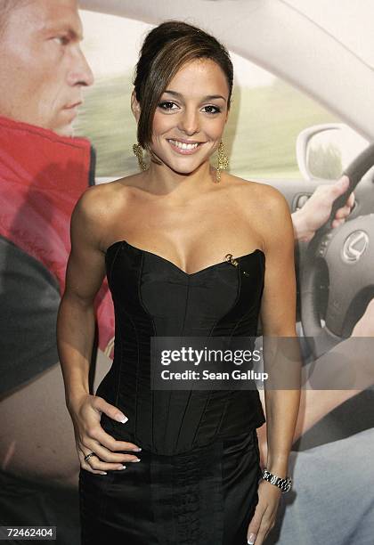 Estefania Kuester attends the Goldene Lenkrad awards at Axel Springer Haus November 8, 2006 in Berlin, Germany.