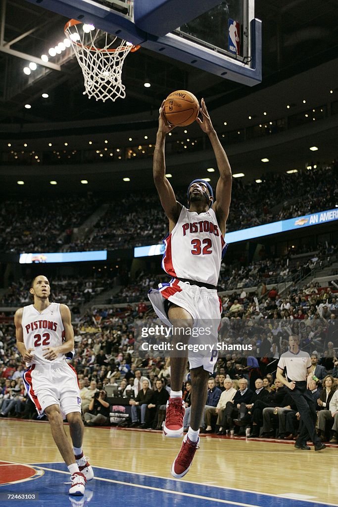 Milwaukee Bucks v Detroit Pistons