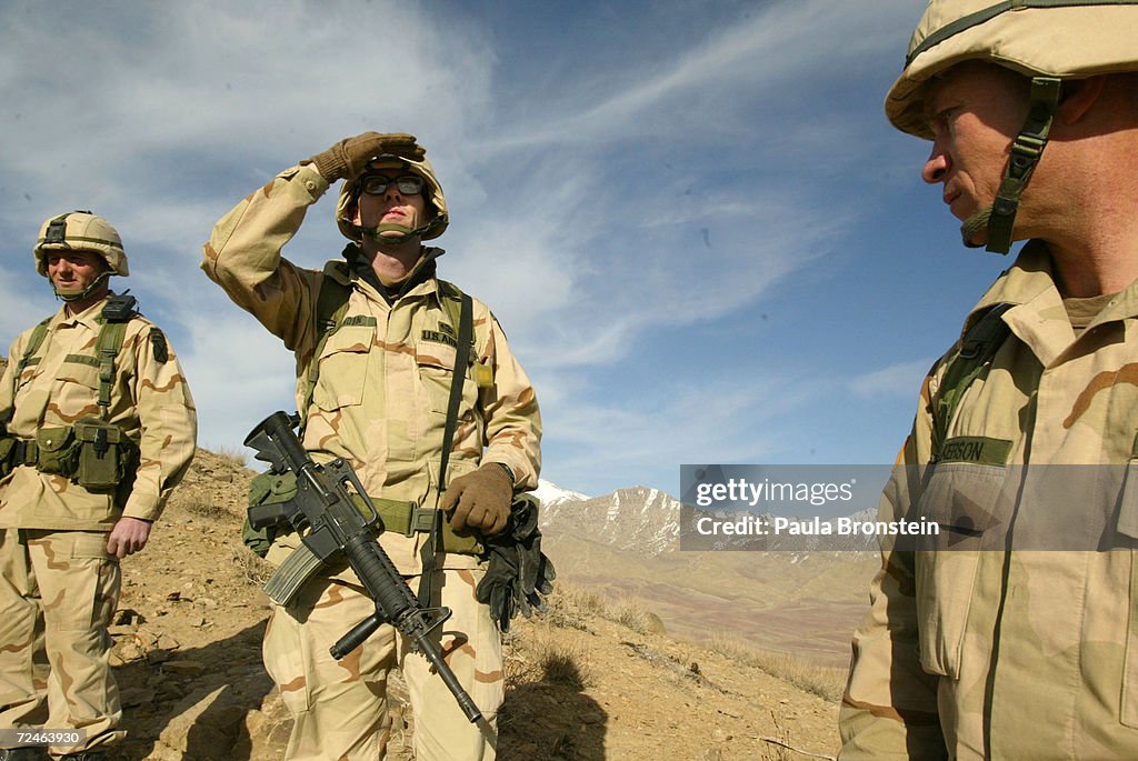 U.S.-Led Coalition Forces in Eastern Afghanistan