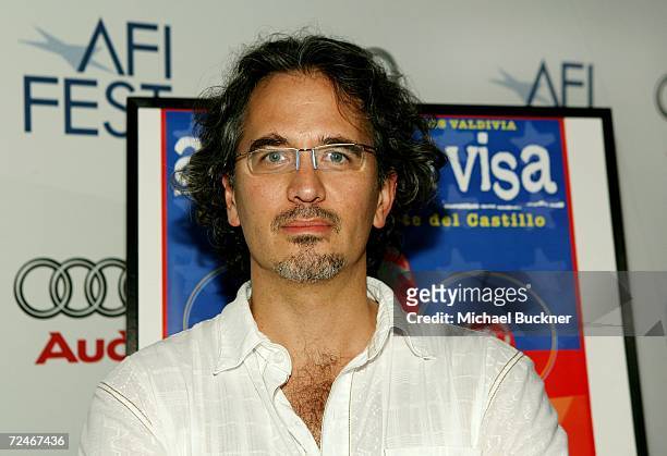 Director Juan Carlos Valdivia arrives at the North American Premiere of "American Visa" during the AFI FEST 2006 presented by Audi held at The LOFT...