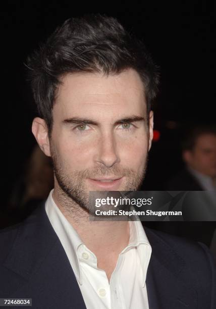 Rock band Maroon 5 lead singer Adam Levine arrives at the 16th annual Environmental Media Awards held at Ebell Club of Los Angeles on November 18,...