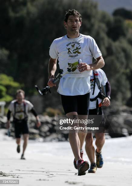 Mark Webber of Team Pure Tasmania in action during day five of the Mark Webber Pure Tasmania Challenge on November 9, 2006 in Bruny Island, Australia.