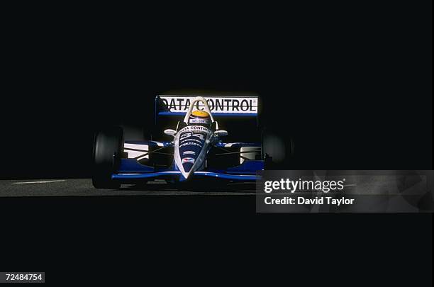 Roberto Moreno of Payton/Coyne Racing drives his Lola T96 Ford during the Molson Indy in Vancouver, British Columbia, Canada. The race is the 14th...