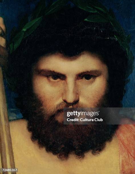 Head of Jupiter, study for Jupiter and Thetis, 1810