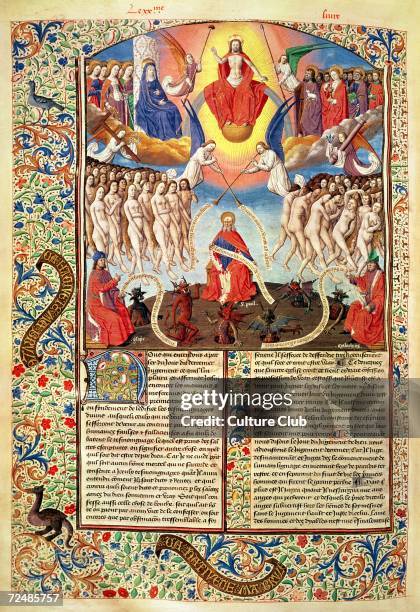 The Last Judgement, from 'De Civitate Dei' by St. Augustine of Hippo