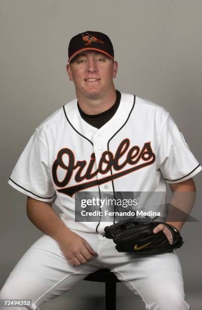 Steve Bechler of the Baltimore Orioles poses for a picture at media day at Ft. Lauderdale Stadium in Ft. Lauderdale, Florida. DIGITAL IMAGE Mandatory...