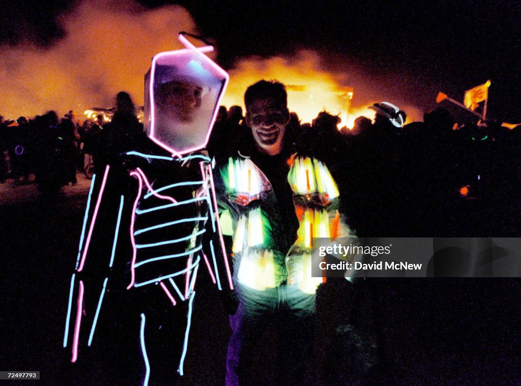 Burning Man Festival in Nevada Desert