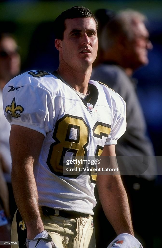 Keith Pool Wide receiver Keith Poole of the New Orleans Saints looks on during ...