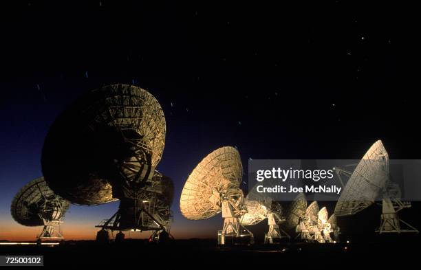 These twenty-seven moveable antennas, known as the Very Large Array , take in radio signals, some extremely faint, from throughout the cosmos, 1999...