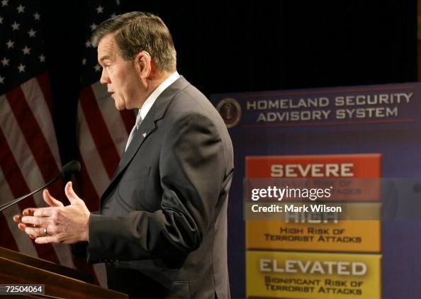 Tom Ridge Unveils Color Coded Security Warnings Tom Ridge Unveils Color Coded Security Warnings