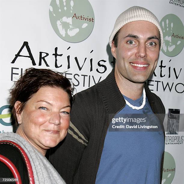 Actors Mindy Cohn and James Haven attend the Los Angeles premiere of 20th Century Fox's "Fast Food Nation" at the Egyptian Theater on November 10,...