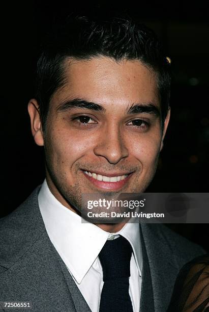 Actor Wilmer Valderrama attends the Los Angeles premiere of 20th Century Fox's "Fast Food Nation" at the Egyptian Theater on November 10, 2006 in...