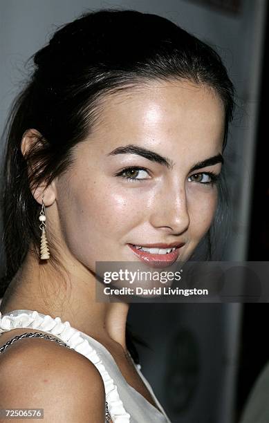 Actress Camilla Belle attends the Los Angeles premiere of 20th Century Fox's "Fast Food Nation" at the Egyptian Theater on November 10, 2006 in...