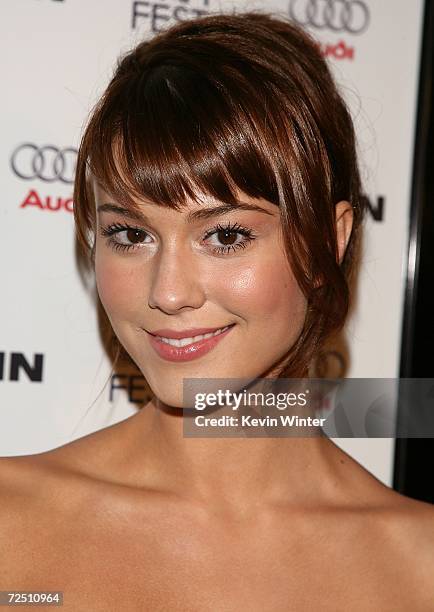 Actress Mary Elizabeth Winstead arrives at the US Premiere and Centerpiece Gala of "The Fountain" during AFI FEST 2006 presented by Audi held at the...