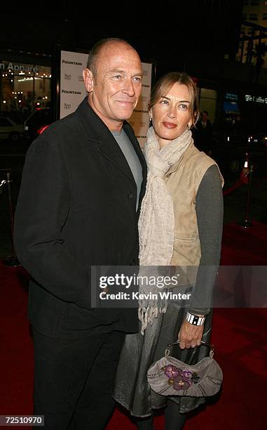 Actor Corbin Bernsen and wife Amanda Pays arrive at the US Premiere and Centerpiece Gala of "The Fountain" during AFI FEST 2006 presented by Audi...