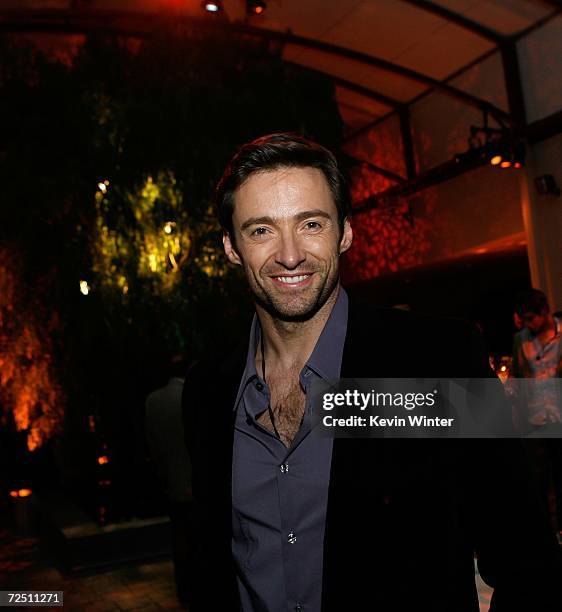 Actor Hugh Jackman arrives at the US Premiere and Centerpiece Gala after party of "The Fountain" during AFI FEST 2006 presented by Audi held at...