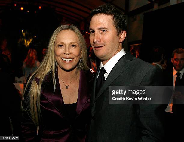 Actress Faye Dunaway and writer/director Darren Aronofsky pose at the US Premiere and Centerpiece Gala after party of "The Fountain" during AFI FEST...