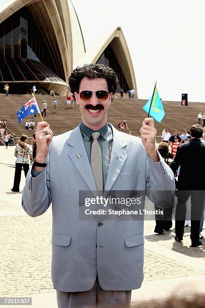 Borat 17 Borat Attends Sydney Press Conference Photos & High Res Pictures ...