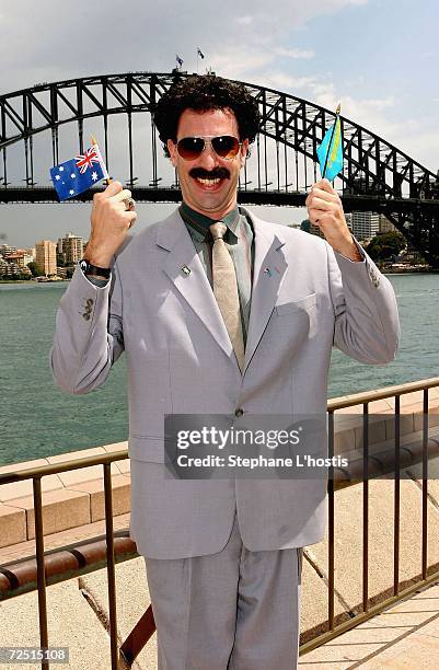 Borat 17 Borat Attends Sydney Press Conference Photos & High Res Pictures ...