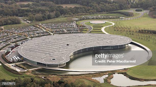 View of the McLaren factory on November 10, 2006 near Woking, England