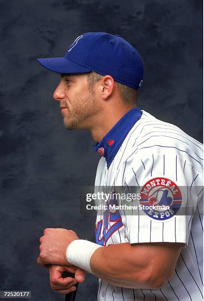 Infielder Brad Fullmer of the Montreal Expos poses for a studio portrait during Spring Training Photo Day in Jupiter, Florida. Mandatory Credit:...