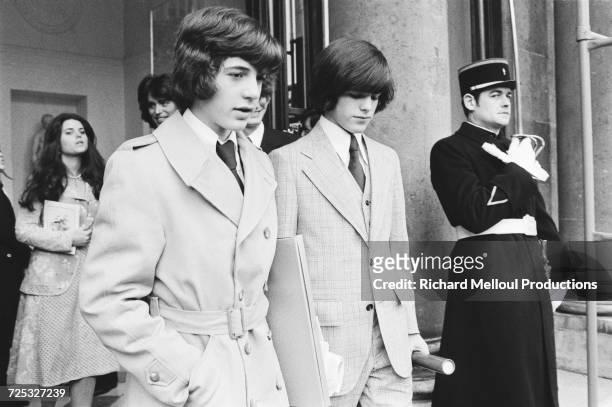 John F. Kennedy Jr. In Paris, 22nd March 1975.