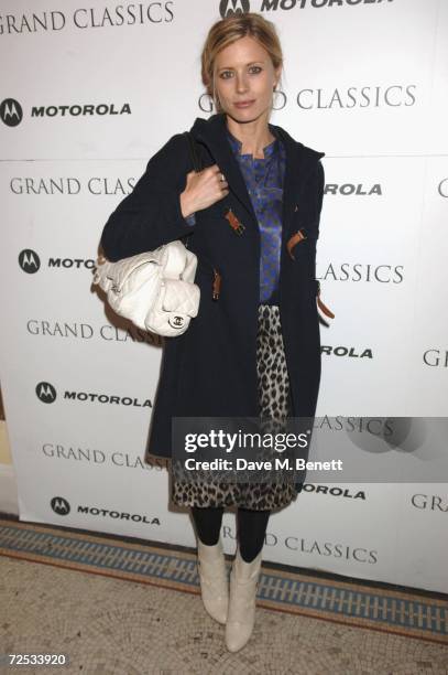 Model Laura Bailey attends the Motorola Grand Classics Movie Night at the Electic Cinema on November 13, 2006 in London, England. British Designer of...