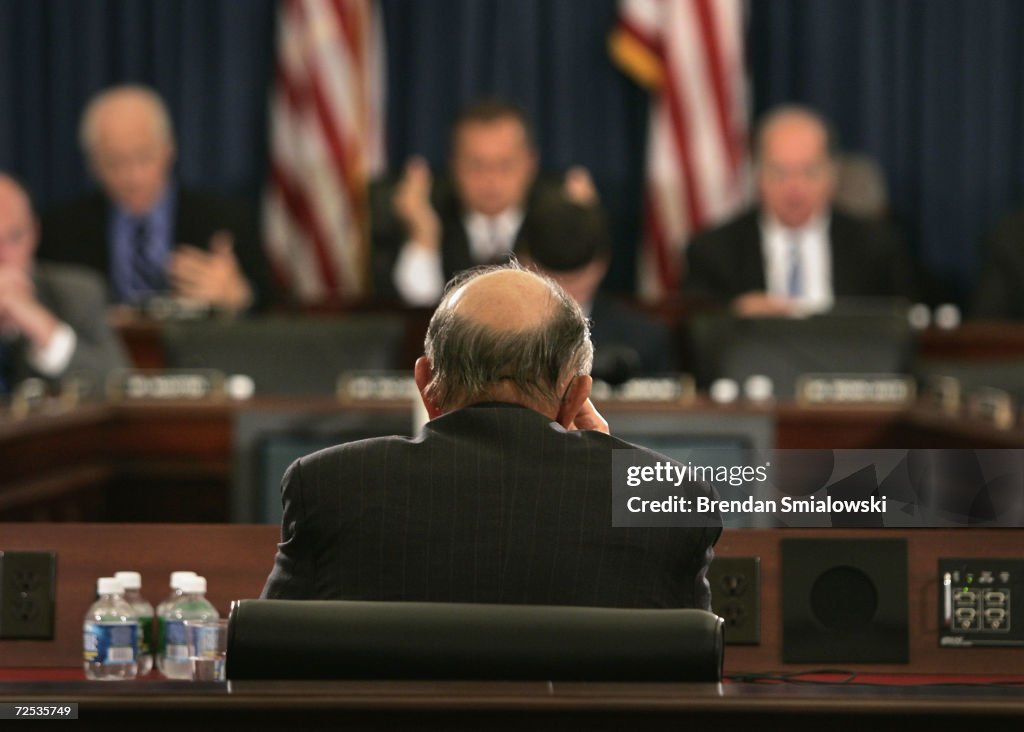 Greenspan Testifies Before House Budget Committee