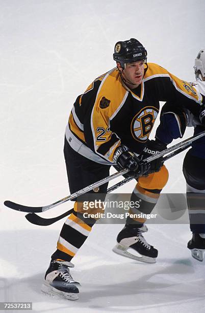 Right wing Glen Murray of the Boston Bruins skates on the ice during the NHL game against the Wsahington Capitals at the MCI Center in Washington,...