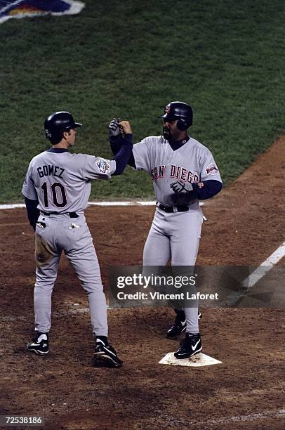 Greg Vaughn San Diego Padres 1998 World Series Grey Road Jersey