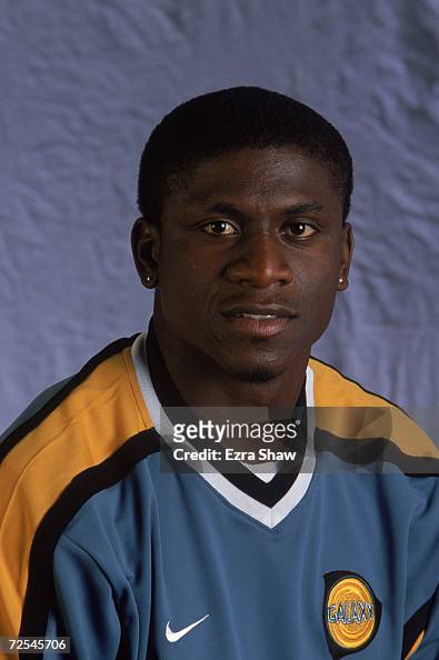 Ezra Hendrickson of the Los Angeles Galaxy poses for a studio portrait during the MLS Spring Training in Fort Lauderdale, Florida. Mandatory Credit:...