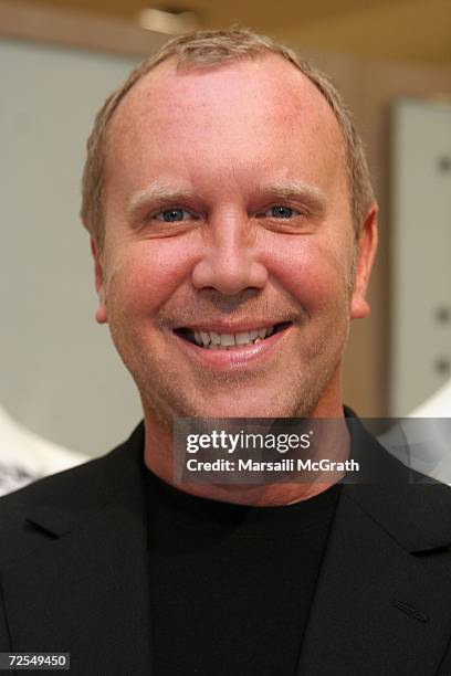 Fashion Designer, Michael Kors attends the an in-store appearance and fashion show at Nieman Marcus on November 14, 2006 in Beverly Hills, California.