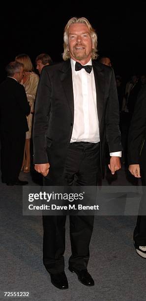 Richard Branson attends the after party following the World premiere of the new James Bond film "Casino Royale" held at Berkeley Square on November...