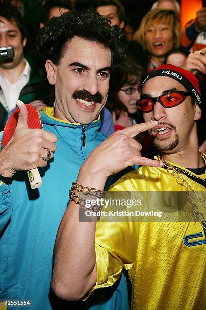 Borat Sacha Baron Cohen Promotes Borat Film In Melbourne Photos and Premium ...