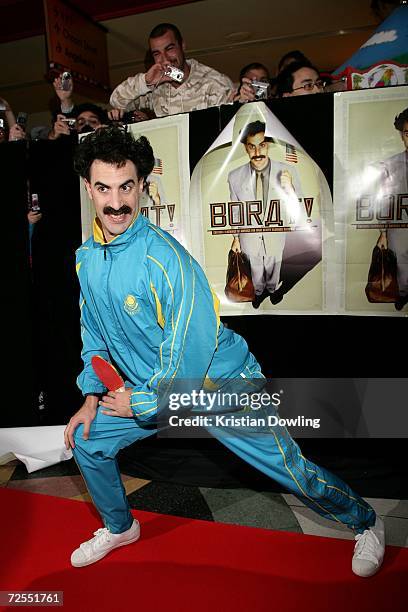 Borat Sacha Baron Cohen Promotes Borat Film In Melbourne Photos and Premium ...
