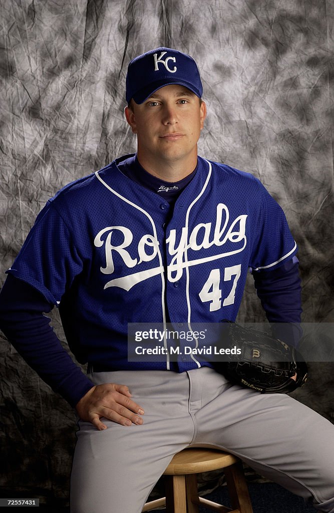 Terry Rekar A portrait of rhp Bryan Rekar the Kansas City Royals media day at ...