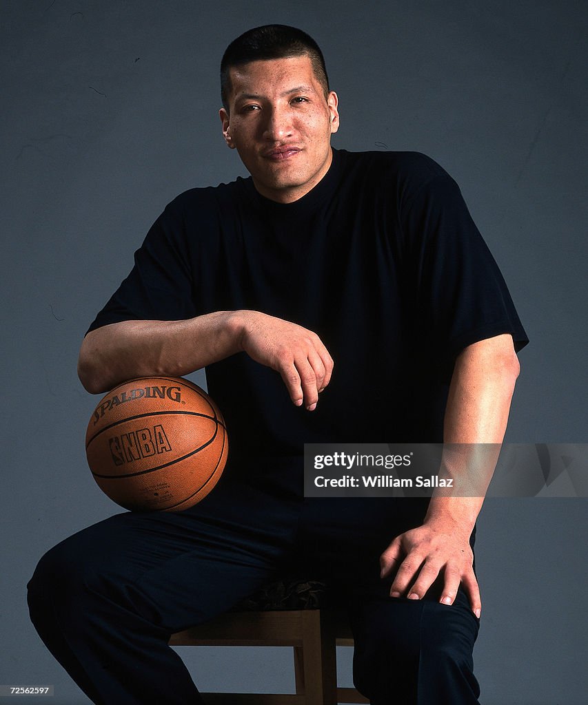 Mengke Mengke Bateer of the Denver Nuggets poses for a portrait in Denver ...