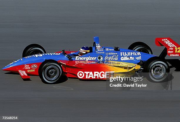 Driver Jimmy Vasser of USA who drives the Honda Reynard 99I for Target/Chip Ganassi speeds down the track during the US 500, part of the 1999 CART...