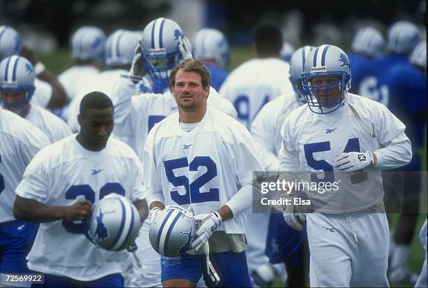 Scott Kowalkowski of the Detroit Lions in action during Rookie Camp at the Silverdome Practice Field in Pontiac, Michigan. Mandatory Credit: Elsa...