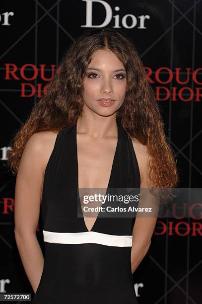 Actress Johana Cobo attends Christian Dior Gala Dinner on November 15, 2006 at Palacio de la Bolsa de Madrid in Madrid, Spain.