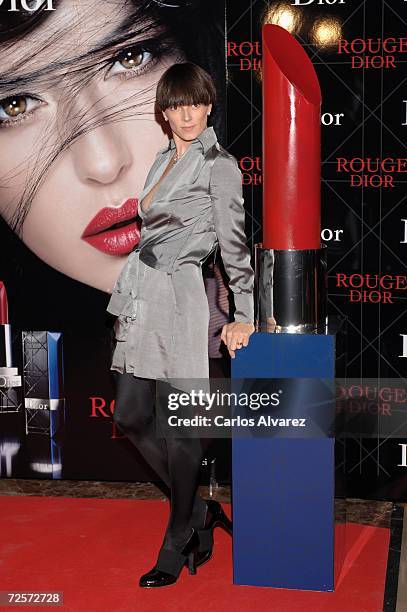 Model Bimba Bose attends Christian Dior Gala Dinner on November 15, 2006 at Palacio de la Bolsa de Madrid in Madrid, Spain.