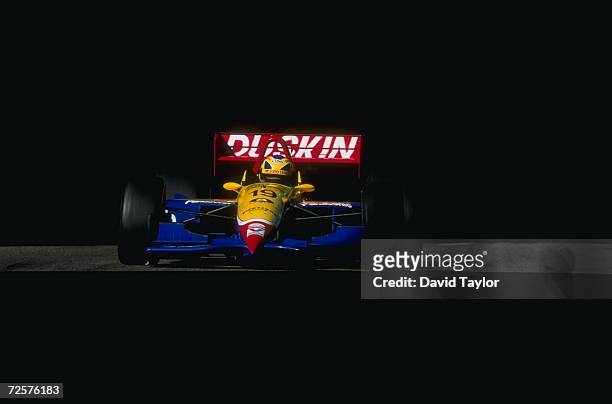 Hiro Matsushita of Payton/Coyne Racing drives his Lola T96 Ford during the Molson Indy in Vancouver, British Columbia, Canada. The race is the 14th...