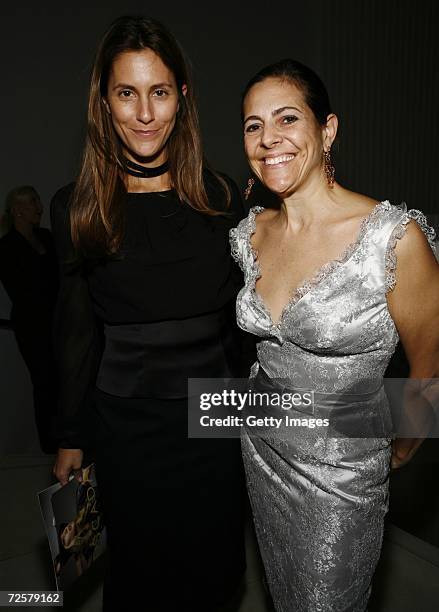 Event Chairs Cristina Cuomo and Alexandra Lebenthal attend the Winter Wonderland Cocktail Party hosted by ESCADA and The New York Botanical Garden...