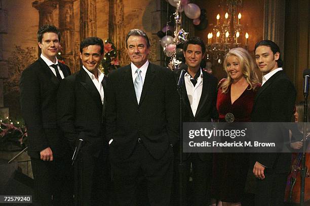 Recording artists David Miller, Carlos Marin, actor Eric Braeden, recording artist Sebastien Izambard, actress Melody Thomas Scott and recording...