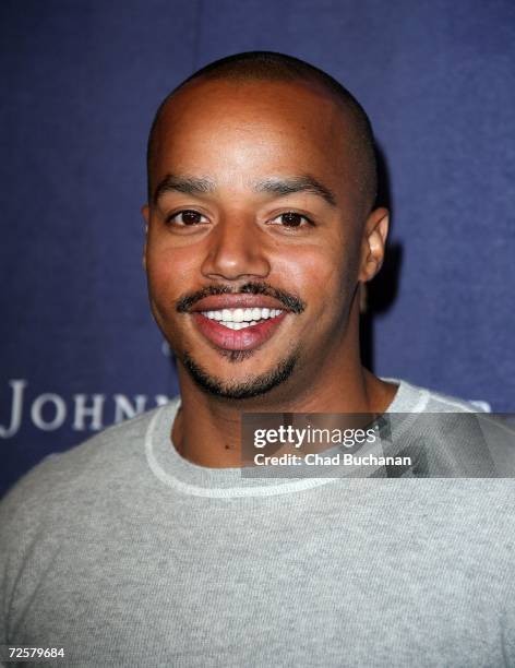 Actor Donald Faison attends 'Scrubs' Season 6 party sponsored by Johnnie Walker Blue Label at a private residence on November 15, 2006 in Beverly...